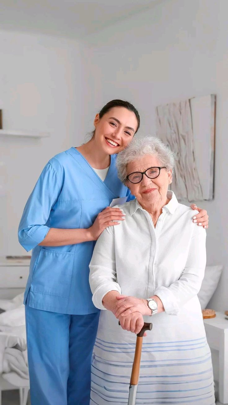 Professional caregiver with happy family - Ontario home care services